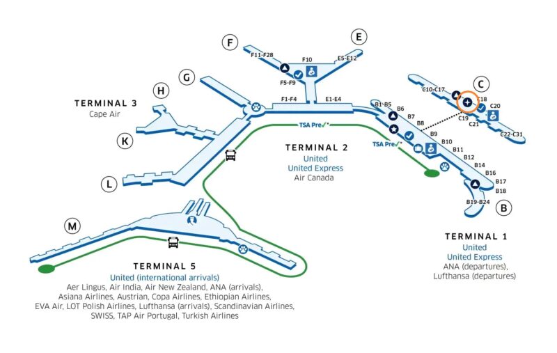 【2020年1月利用】ユナイテッド航空シカゴオヘア国際空港ポラリスラウンジ（ラウンジエリア、スナック）～UAフラッグシップラウンジはゆったり